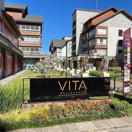 Appartamento Loft Novo Aconchegante A 500M Da Rua Coberta Gramado Esterno foto