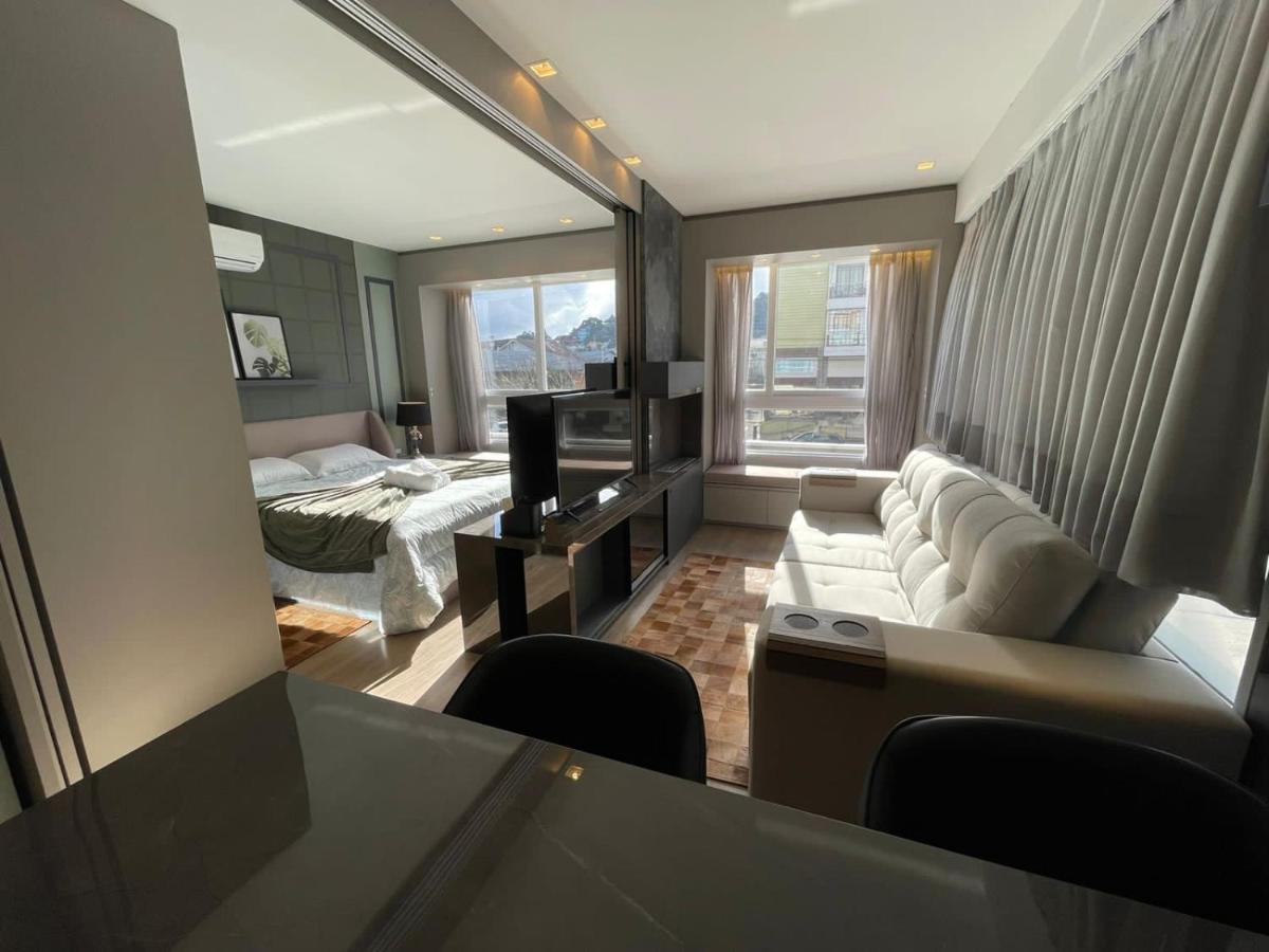 Appartamento Loft Novo Aconchegante A 500M Da Rua Coberta Gramado Esterno foto