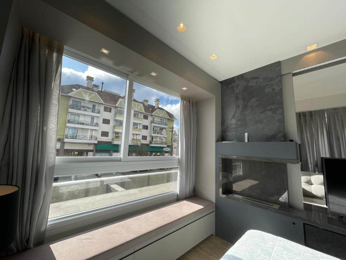 Appartamento Loft Novo Aconchegante A 500M Da Rua Coberta Gramado Esterno foto