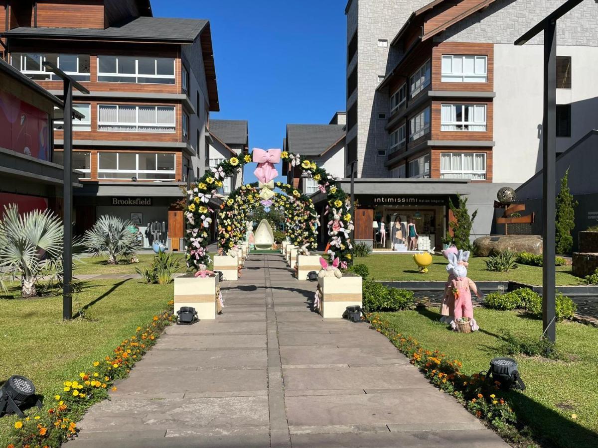 Appartamento Loft Novo Aconchegante A 500M Da Rua Coberta Gramado Esterno foto