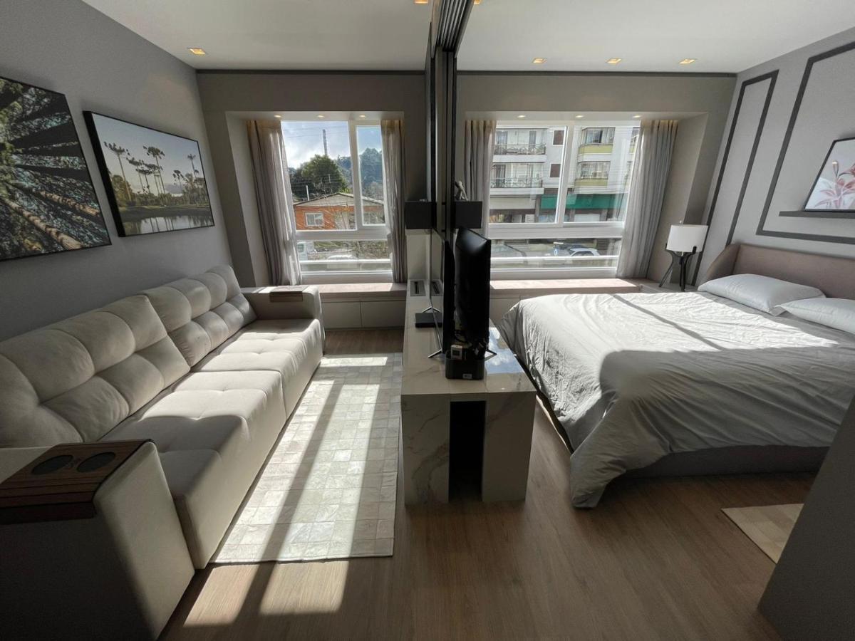 Appartamento Loft Novo Aconchegante A 500M Da Rua Coberta Gramado Esterno foto